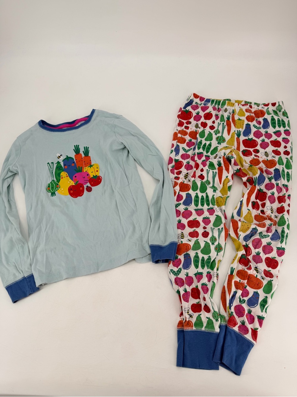 Mini Boden Veggie Vegetable Kids Pajamas Set 10